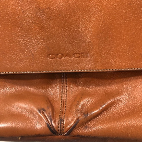 Coach Heritage Web Messenger Bag, Brown Leather 14x11x3, Classic Crossbody/Brief - Picture 14 of 17